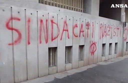 scritta sindacati nazisti