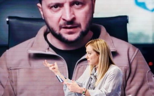 Meloni e Zelensky