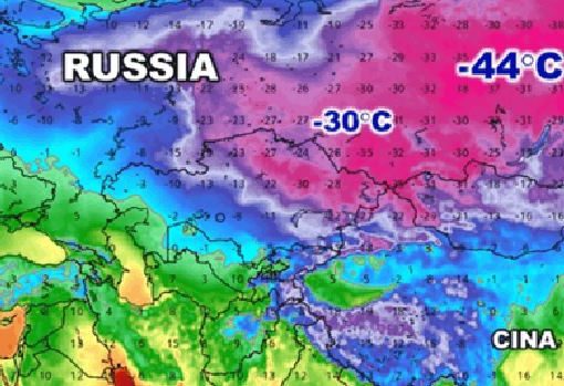 gelo in Siberia
