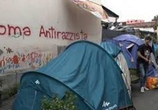 Roma tendopoli migranti