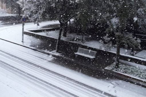 Neve, Sardegna imbiancata