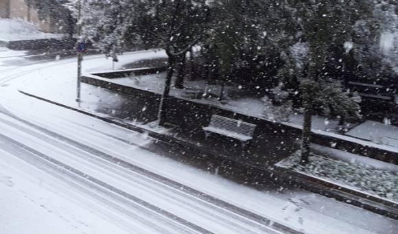 Neve, Sardegna imbiancata