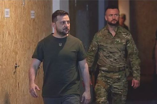 Zelensky e Maksym Donets