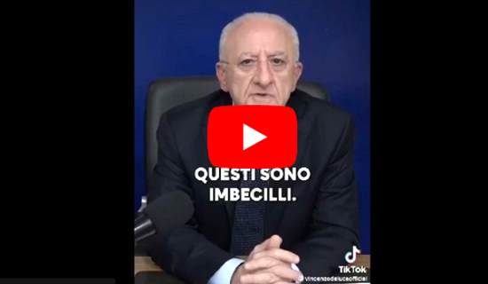 De Luca su Sanremo