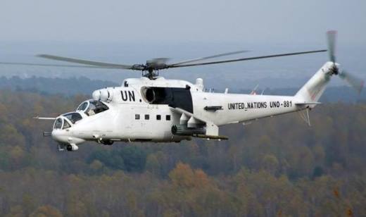 elicottero ONU