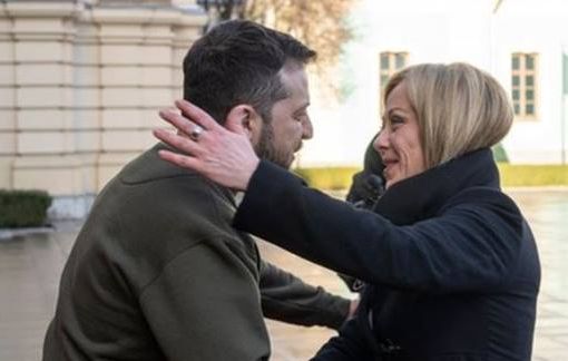 Meloni e Zelensky