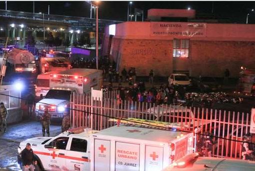 Messico, migranti appiccano incendio