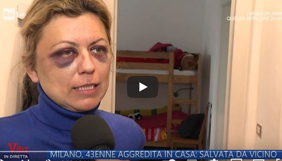 Milano donna aggredita