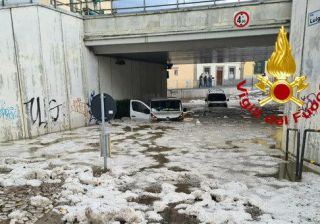 Bomba d'acqua a Firenze