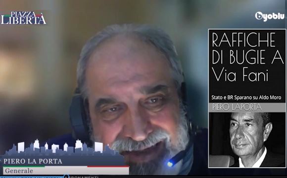 PIAZZA LIBERTA', intervento del generale Piero Laporta con la dott.ssa De Mari