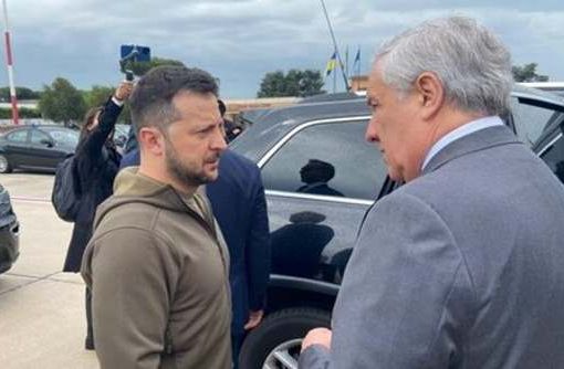 Tajani e Zelensky