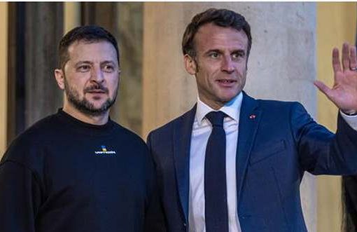 Zelensky e Macron