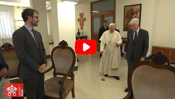 Bergoglio e Bill Clinton