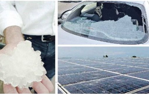 grandine impianti fotovoltaici distrutti