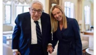 Meloni e Kissinger