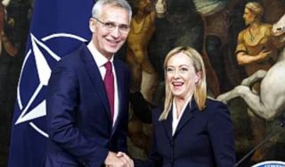 Stoltenberg e Meloni