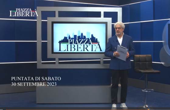 PIAZZA LIBERTA’ puntata di sabato 30 settembre 2023