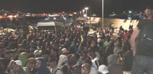 1000 giunti nella notte a Lampedusa