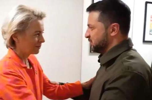 von der Leyen e Zelensky