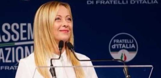Giorgia Meloni soddifatta