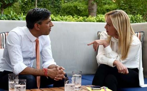 G20, Meloni a Sunak: ‘priorità è sostenere Africa e Ucraina’ Meloni e Sunak