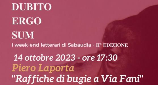 "Raffiche di bugie a via Fani", i week end letterari di Sabaudia