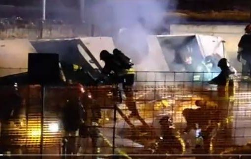 bus precipitato a Mestre