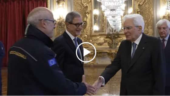 Mattarella medaglia protezione civile