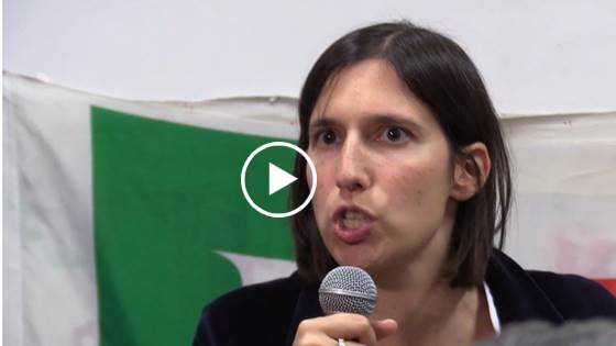 la segretaria del Pd Elly Schlein