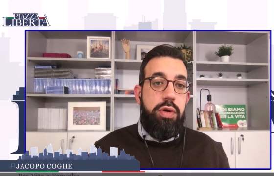 PIAZZA LIBERTA' intervento di Jacopo Coghe, portavoce di Provita&Famiglia