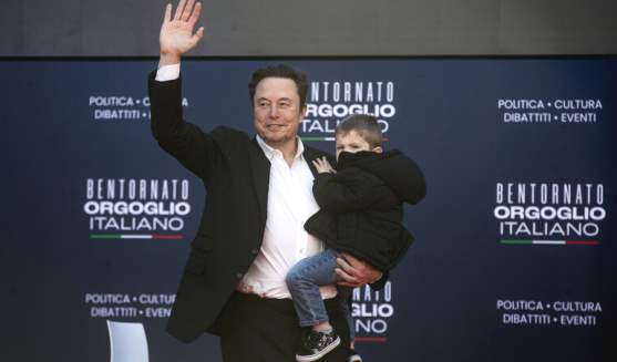 Elon Musk e figlio