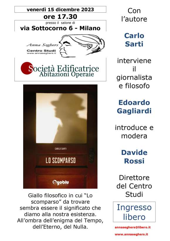 libro Lo Scomparso