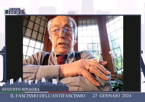 "Il fascismo dell'antifascismo", PIAZZA LIBERTA': prof. Sinagra