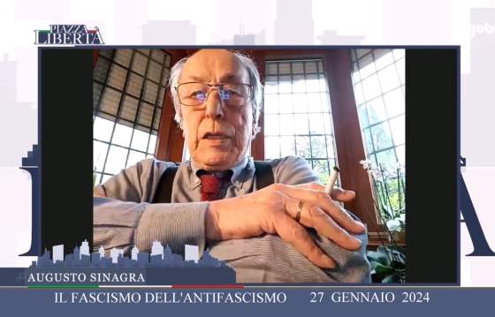 "Il fascismo dell'antifascismo", PIAZZA LIBERTA': prof. Sinagra