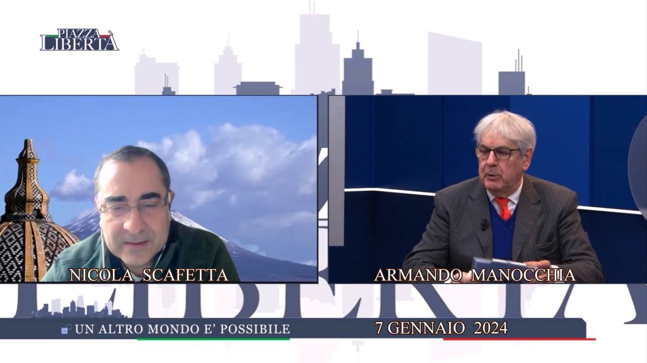 PIAZZA LIBERTA', intervento del prof. Nicola Scafetta