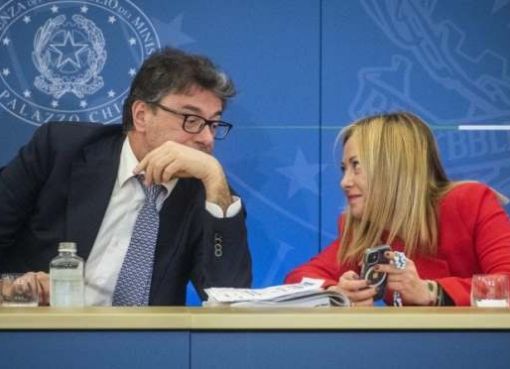Giorgetti e Meloni