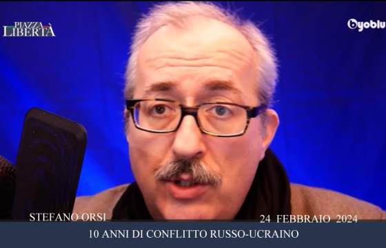 Conflitto russo-ucraino. PIAZZA LIBERTA', intervento di Stefano Orsi