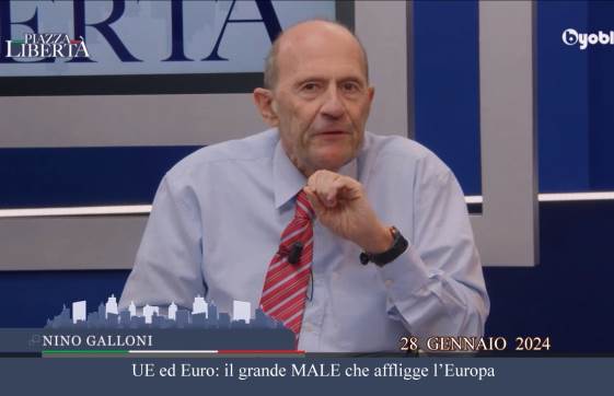 PIAZZA LIBERTA', intervento del prof. Nino Galloni