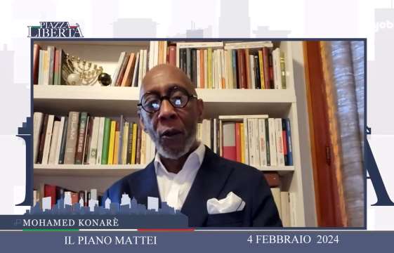 Piano Mattei. PIAZZA LIBERTA’, intervento di Mohamed Konaré
