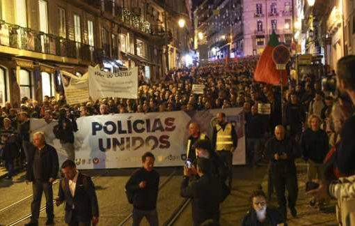 Portogallo, Polizia protesta
