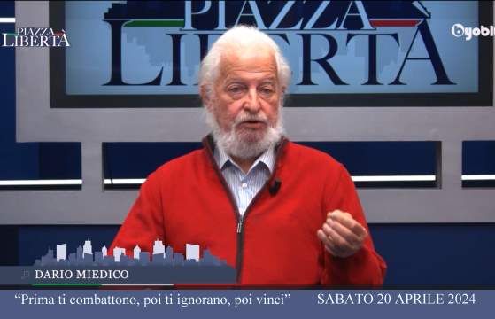PIAZZA LIBERTA', intervento del dr. Dario Miedico
