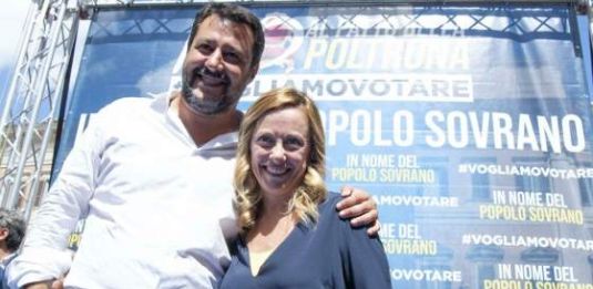 sovranisti Meloni e Salvini