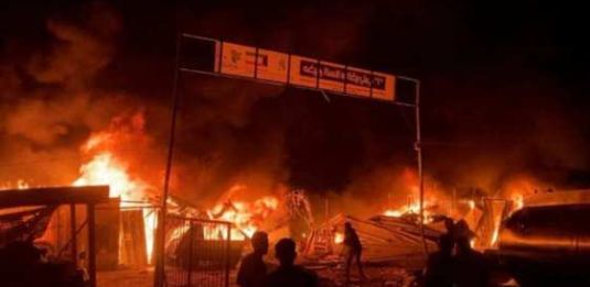 attacco aereo israeliano nella città di Rafah