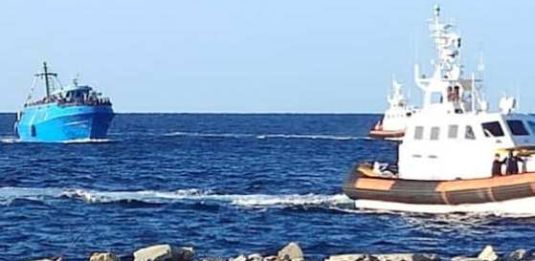 Migranti a Lampedusa