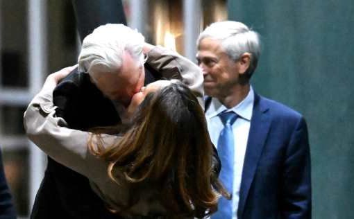 Julian e Stella Assange