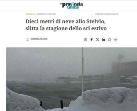 neve sullo stelvio