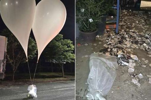palloni pieni di spazzatura