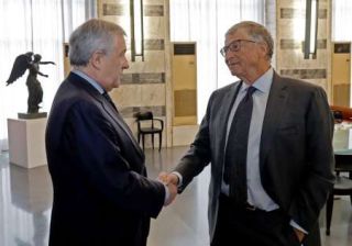 Tajani e Bill Gates