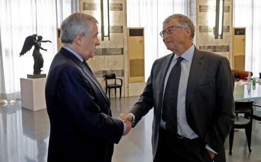 Tajani e Bill Gates