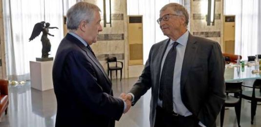 Tajani e Bill Gates
